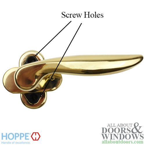 Toronto Handle for Tilt & Turn Windows - Solid Brass - Resista Polished Brass, Right Hand - Toronto Handle for Tilt & Turn Windows - Solid Brass - Resista Polished Brass, Right Hand