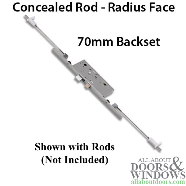 Peachtree Active Concealed Multi-Point Lock Rod with 70/92 Radius Faceplate - Peachtree Active Concealed Multi-Point Lock Rod with 70/92 Radius Faceplate