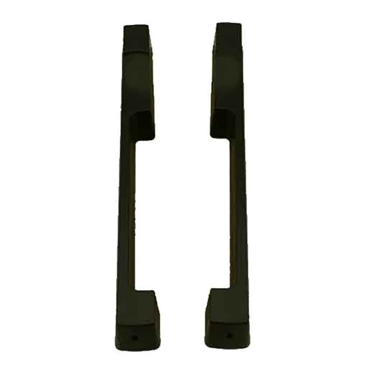 HOPPE Dallas Series Sliding Door Handle Set for HLS9000 Multipoint Locking System Left Hand Non-Keyed Rustic Umber