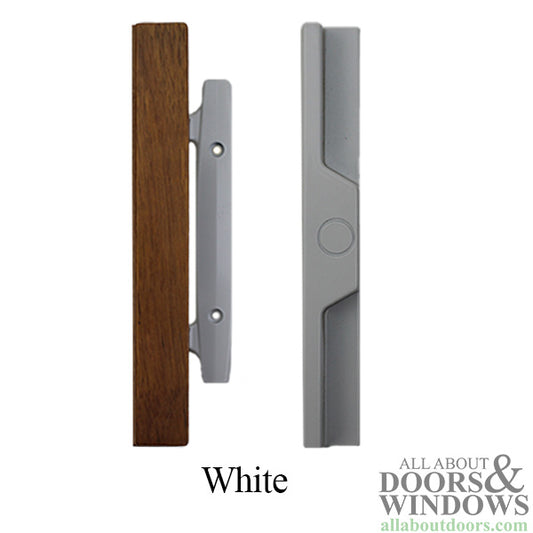 Door Handle For Glass Sliding Doors Exterior Wood Handle With Interior Plastic Handle