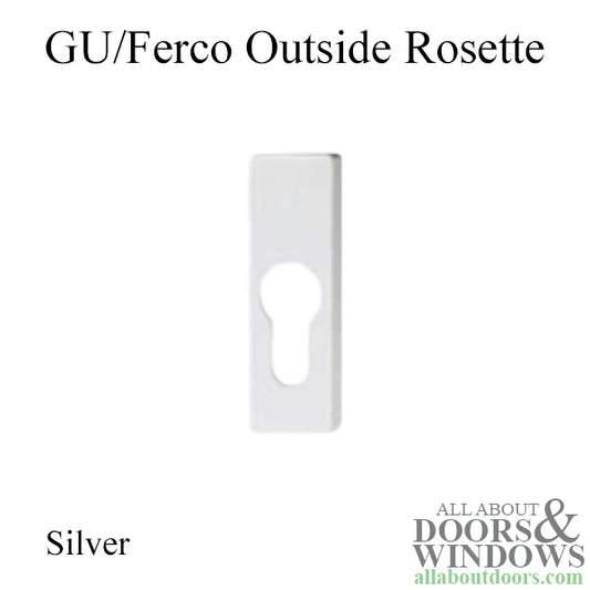 G-U/Ferco Outside Rosette - Silver