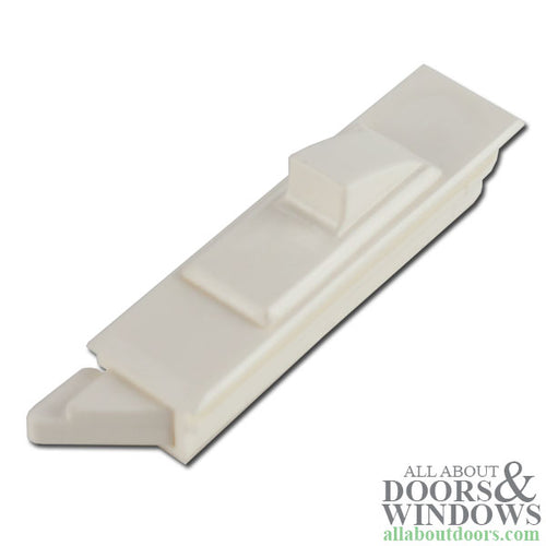 Tilt Latch, Slide in Plastic, Raised Latch - Pair - White - Tilt Latch, Slide in Plastic, Raised Latch - Pair - White