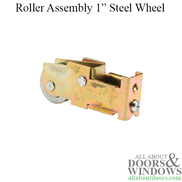 Sliding Patio Door Roller Assembly with Adjustable Steel Housing Assembly 1 Inch Steel Ball Bearing Wheel Diameter - Sliding Patio Door Roller Assembly with Adjustable Steel Housing Assembly 1 Inch Steel Ball Bearing Wheel Diameter