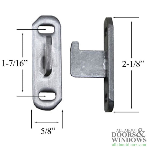 Strike Hook, Marvin Sliding Door 2 -3 point lock - Strike Hook, Marvin Sliding Door 2 -3 point lock