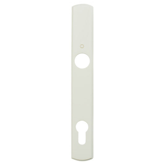 HOPPE Contemporary Exterior Backplate M216N for Active Handlesets - Pure White