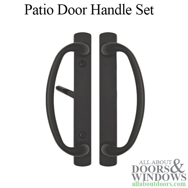 Charlotte Privacy Sliding Door Handle Set Non Keyed Sliding Door Handle - Charlotte Privacy Sliding Door Handle Set Non Keyed Sliding Door Handle