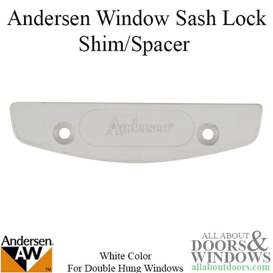 Andersen Shim Spacer For Andersen Double Hung Windows Sash Lock White