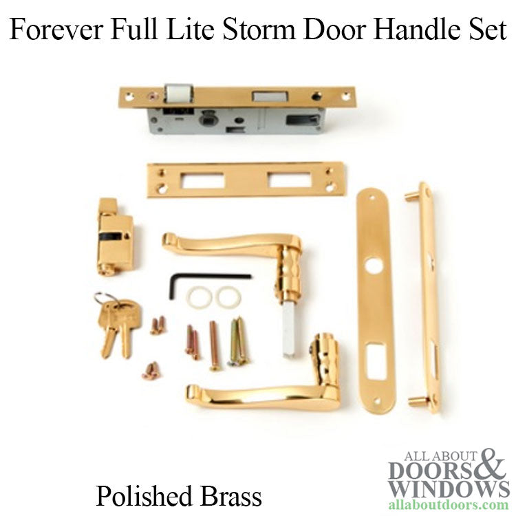 Fullview Storm Door Mortise Lock Set - Fullview Storm Door Mortise Lock Set