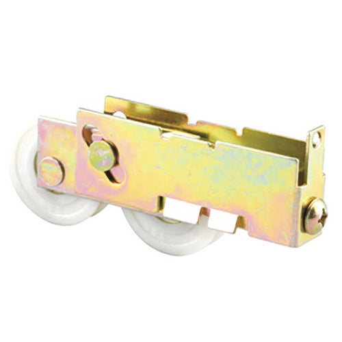 Sliding Door Roller With Adjustable Steel E Tab Housing 1.5 Inch Nylon Wheel - Sliding Door Roller With Adjustable Steel E Tab Housing 1.5 Inch Nylon Wheel