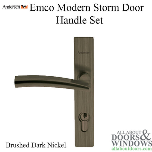 Andersen Modern 3-Point Lock, Storm Door Hardware, Kwikset Key - Andersen Modern 3-Point Lock, Storm Door Hardware, Kwikset Key