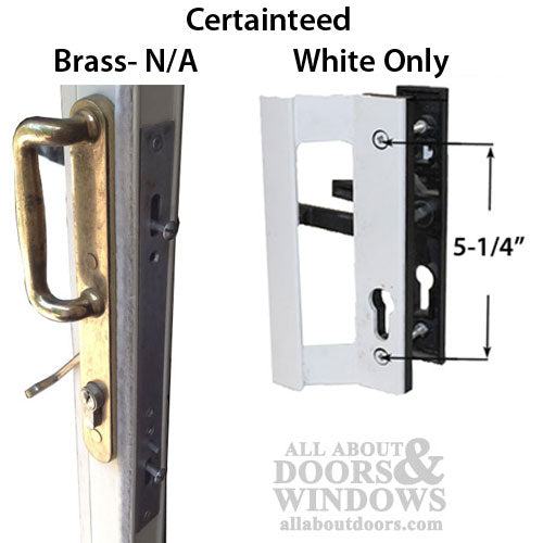Certainteed Fastfit Mortise lock with Spacers - Certainteed Fastfit Mortise lock with Spacers
