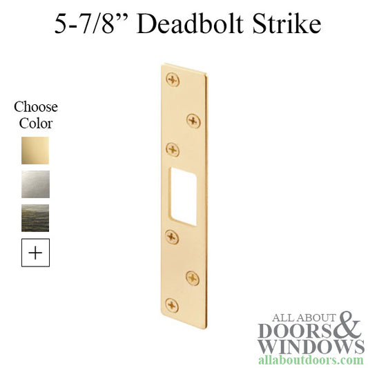 Maximum Security Deadbolt Strike - Choose Color