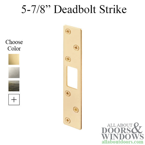 Maximum Security Deadbolt Strike - Choose Color - Maximum Security Deadbolt Strike - Choose Color