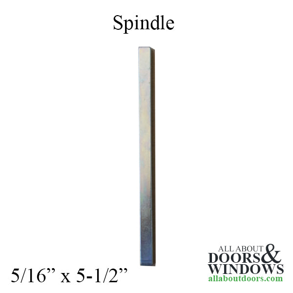 Spindle, solid  5/16