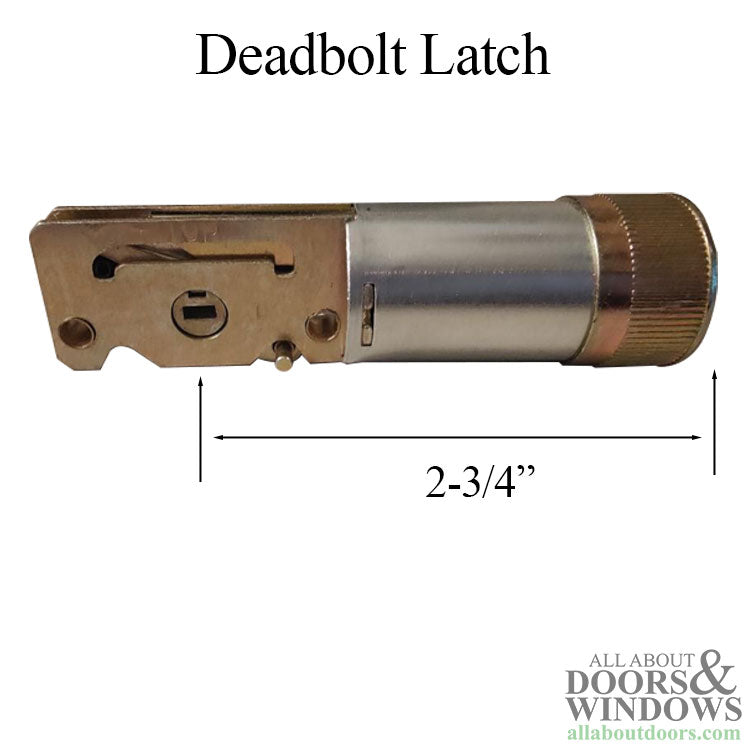 Combination Deadbolt Latch, 2-3/4