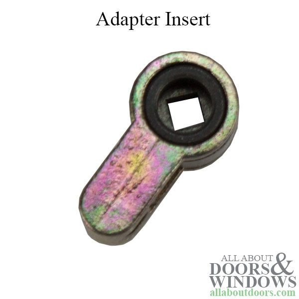 Adapter Insert - Euro to American Lock - Square Hole - Adapter Insert - Euro to American Lock - Square Hole