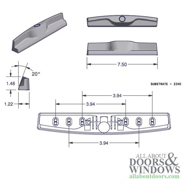 Outside Pull 3-15/16