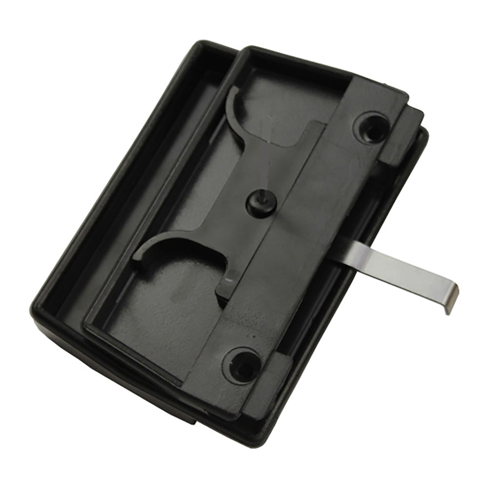 Non-Handed Plastic Latch & Pull Handle Set with Steel Latch for Sliding Screen Door - Black - Non-Handed Plastic Latch & Pull Handle Set with Steel Latch for Sliding Screen Door - Black