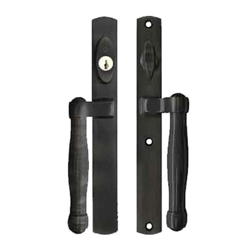 Hoppe HLS 9000 Sliding Door Handle Set M574/2165N Active Keyed Matte Black - Hoppe HLS 9000 Sliding Door Handle Set M574/2165N Active Keyed Matte Black