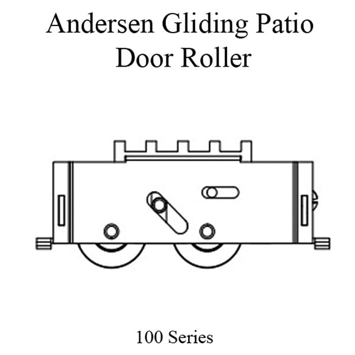 Andersen 100 series Gliding Patio Door Roller - Andersen 100 series Gliding Patio Door Roller