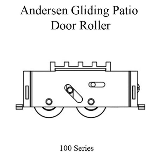 Andersen 100 series Gliding Patio Door Roller - Andersen 100 series Gliding Patio Door Roller