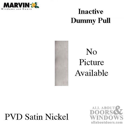 Marvin Contemporary Passive Handle, Ultimate Sliding French Door - Satin Nickel PVD