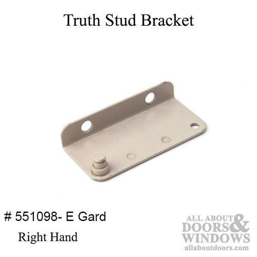 Discontinued Truth Stud  Bracket,   # 20629, Right Hand - Yellow Dichromate - Discontinued Truth Stud  Bracket,   # 20629, Right Hand - Yellow Dichromate