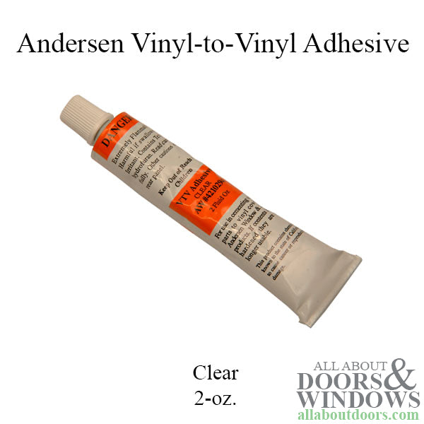 Andersen Vinyl to Vinyl VTV Adhesive Glue 2 oz Clear - Andersen Vinyl to Vinyl VTV Adhesive Glue 2 oz Clear