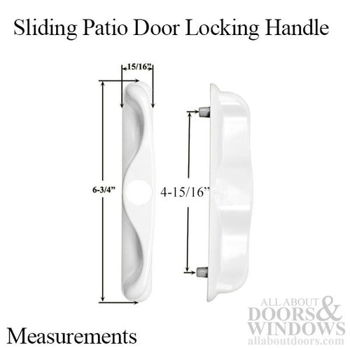 Outside Locking Handle for Patio Door 4-15/16