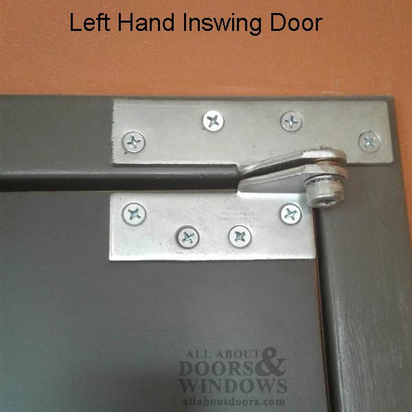 Reinforcing hinge, Left Hand - US26D Satin Chrome - Reinforcing hinge, Left Hand - US26D Satin Chrome