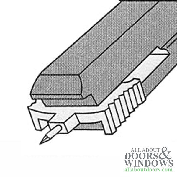 Slide-On Needle Point Grille Clip,  for 7/8