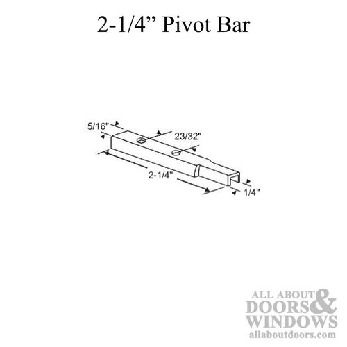 Pivot Bar, 2-1/4