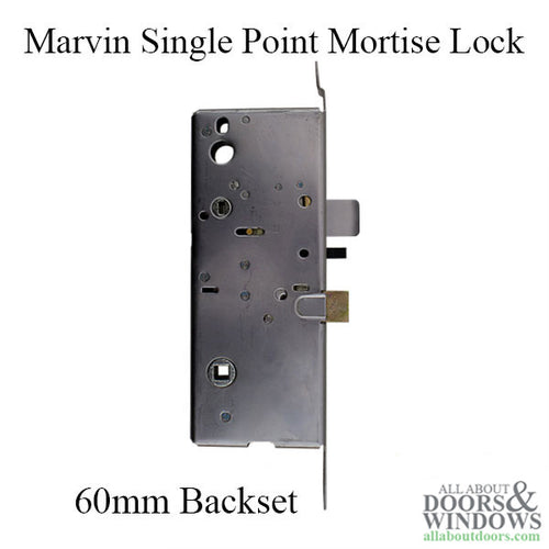 Mortsie Lock Single Point Active 60mm Backset Marvin, Caradco, Jeldwen doors - Mortsie Lock Single Point Active 60mm Backset Marvin, Caradco, Jeldwen doors