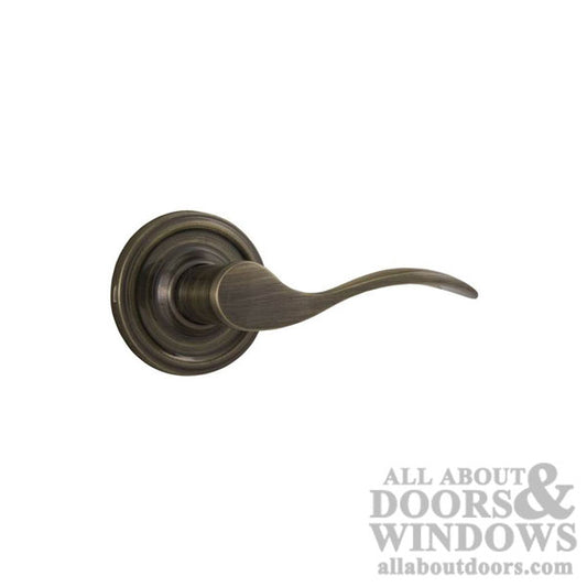 Weslock Right Hand Bordeau Privacy Lock w/ Adjustable Backset & Full Lip Strike Antique Brass