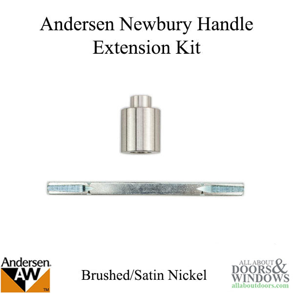 Handle Kit Extension Kit (Discontinued), Andersen Newbury - Satin Nickel - Handle Kit Extension Kit (Discontinued), Andersen Newbury - Satin Nickel