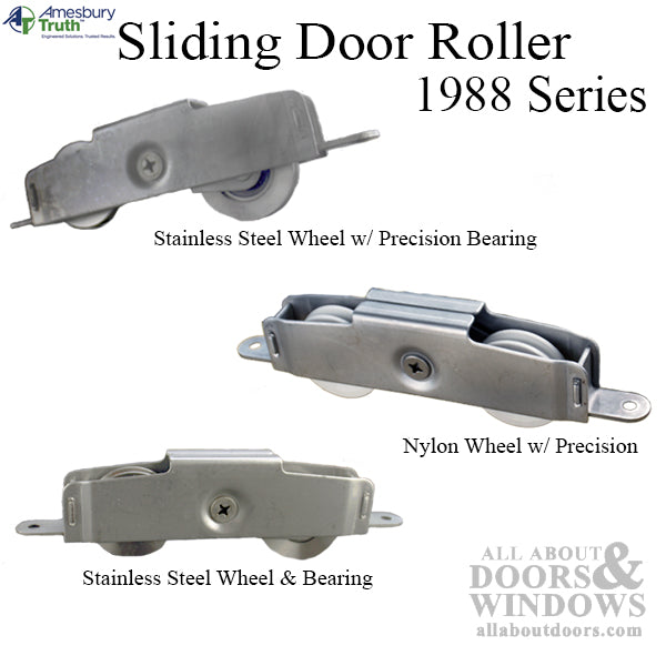 AmesburyTruth 1988 Series Tandem Roller for Sliding Patio Door - AmesburyTruth 1988 Series Tandem Roller for Sliding Patio Door