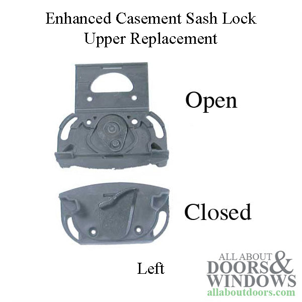 Andersen Enhanced Casement Upper Sash Lock, Left - Andersen Enhanced Casement Upper Sash Lock, Left