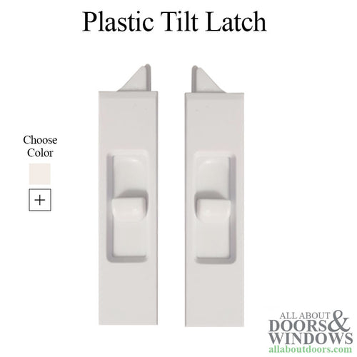 Tilt Latch, Slide in Plastic, 2-11/16