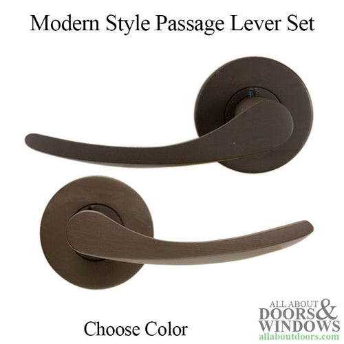 Modern style Lever set, Passage - Choose Color - Modern style Lever set, Passage - Choose Color