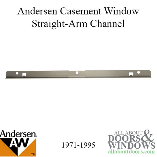 Andersen Channel / Track  PSC, Straight Arm, 1971-95 - Steel - Andersen Channel / Track  PSC, Straight Arm, 1971-95 - Steel