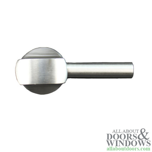 L-Knob only for Hoppe Non-Logo Stainless Steel Cylinder - L-Knob only for Hoppe Non-Logo Stainless Steel Cylinder