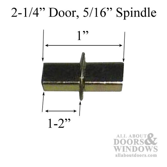 1" Spindles for Trilennium Lock,  2-1/4 Door