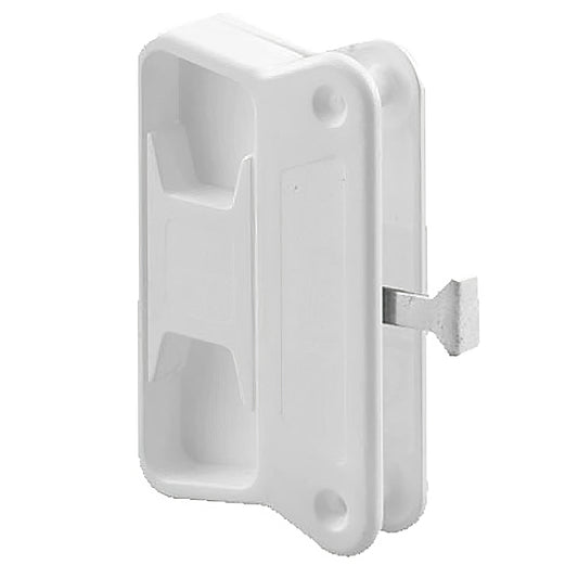 Non-Handed Latch & Pull for Sliding Screen Door - White