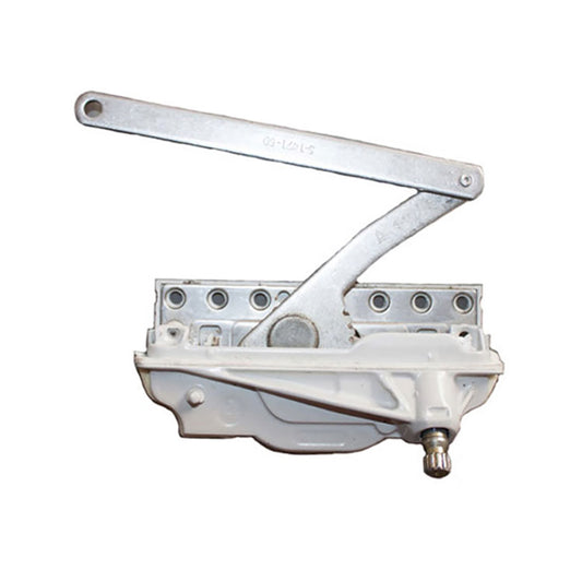 Ashland Optima Dyad, Split Arm Casement Operator, 6-1/16" Link,  Left Hand - Stainless Steel