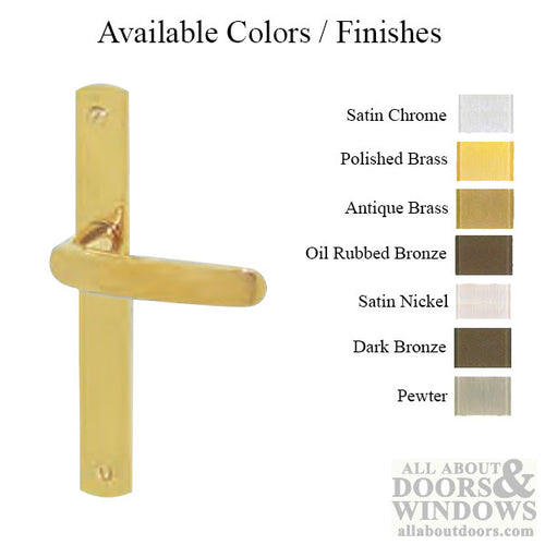 G-U Allegro Handle & 30mm Plate, Dummy, No Key, No Thumbturn (Handles DO NOT Move) Choose Color - G-U Allegro Handle & 30mm Plate, Dummy, No Key, No Thumbturn (Handles DO NOT Move) Choose Color