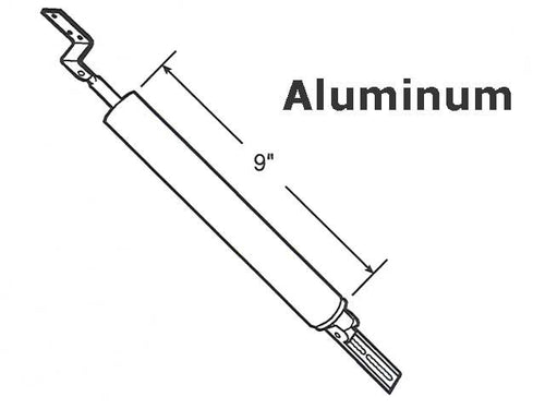 Closer, Storm Door, 1-1/4 x 9  Light Duty Pneumatic - Choose Color - Closer, Storm Door, 1-1/4 x 9  Light Duty Pneumatic - Choose Color