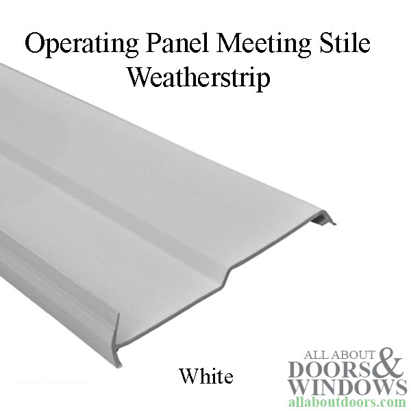 Andersen Operating Panel Meeting Stile Weatherstrip, 6'8