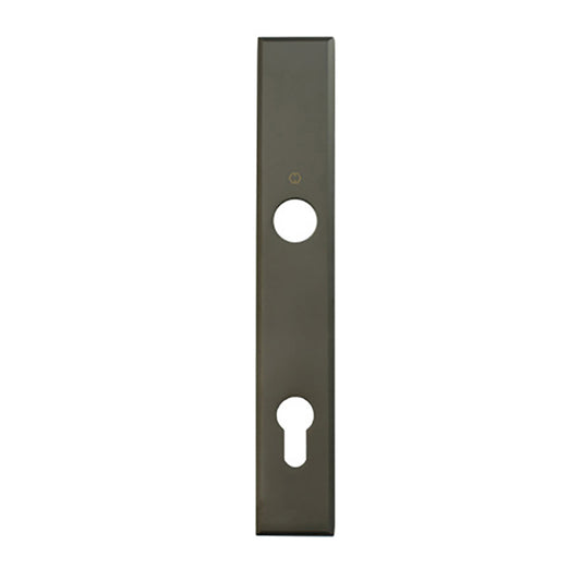 HOPPE Dallas Exterior Backplate M2161N for Active Handlesets - Dark Bronze Metallic