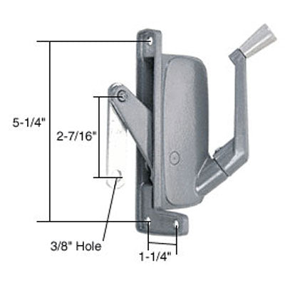 Operator, Type 2 Awning Window, ABC, Aluminum  RH - each