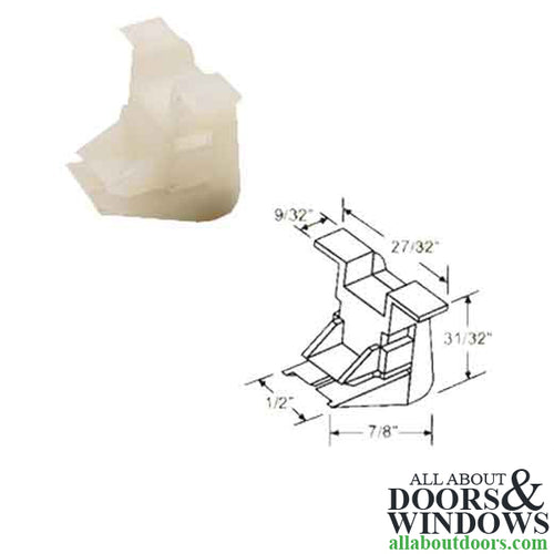 Pan Am Channel Balance Bottom Bracket Shoe ½ Inch - Pan Am Channel Balance Bottom Bracket Shoe ½ Inch